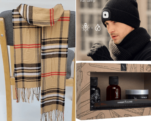 gifts for your men🎁 cover photo collage