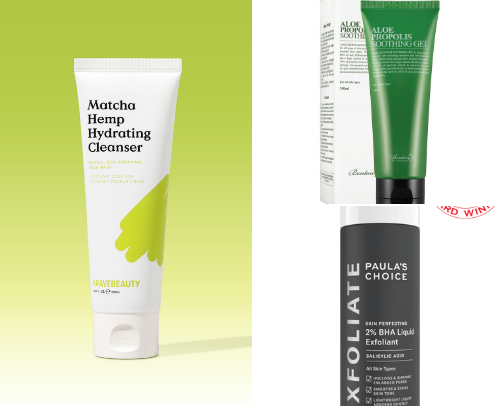 Oily Skin Essentials: Clear, Balanced, Shine-Free☺️ cover photo collage