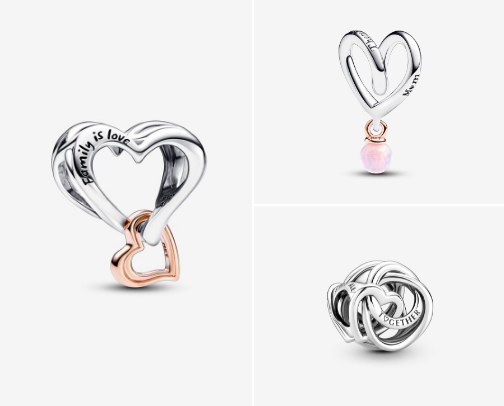 cute pandora charms cover photo collage