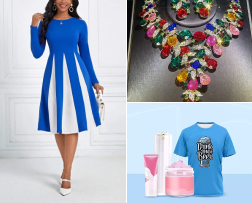 Online Shops cover photo collage