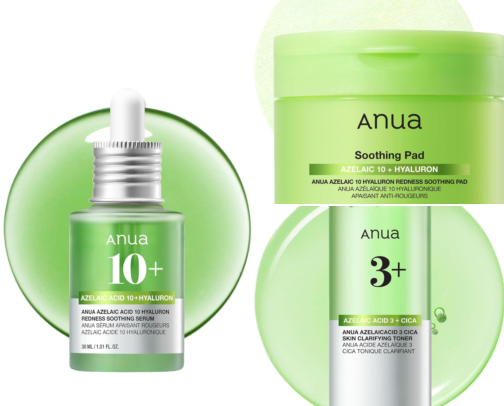 rosacea-friendly skincare cover photo collage