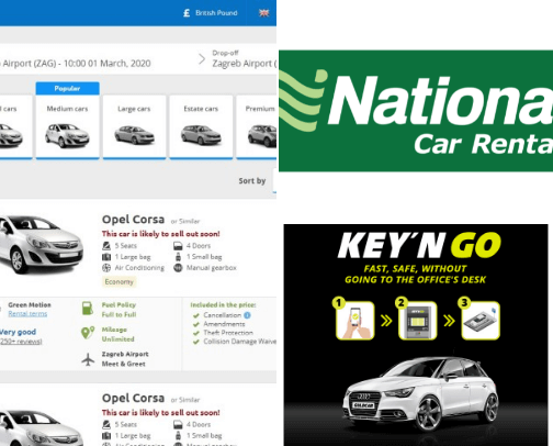 Cheap car rental 🚗 cover photo collage