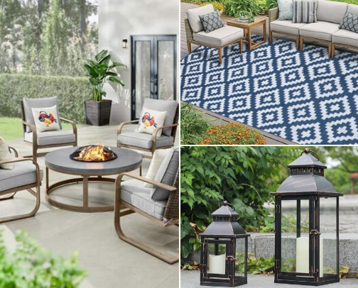 Summer Patio Living cover photo collage