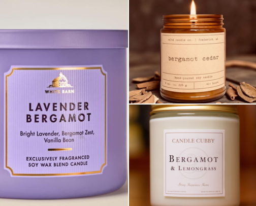 Candles, Containers, Oils and Warmers cover photo collage