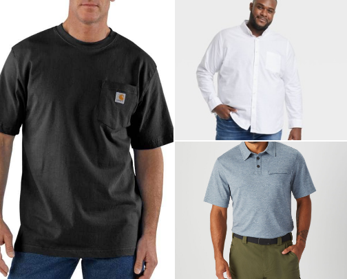 Big Guy Fashion Finds cover photo collage