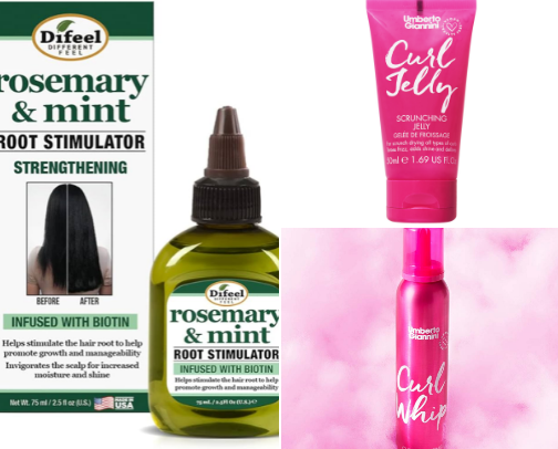 Curly Hair/Hair Growth MUST HAVES cover photo collage