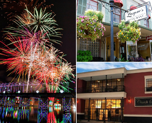 Natchitoches, Louisiana: My Favorite Places to Stay, Eat, and Visit cover photo collage