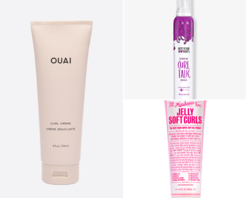 Ava Mina Curly Hair Routine cover photo collage