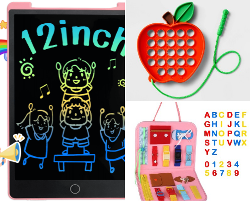 Travel must haves for toddlers cover photo collage