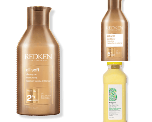 Hair care cover photo collage