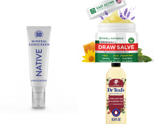 Gentle, Low-Tox Beauty Essentials for Sensitive Skin cover photo collage