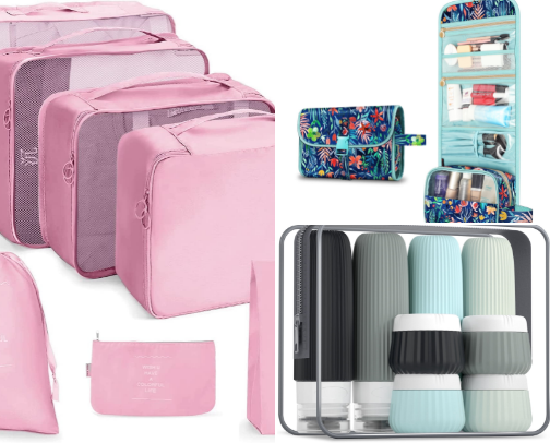 Summer Travel Essentials ✈️ Must-Haves for Stress-Free Packing & Vacations #walmartpartner cover photo collage