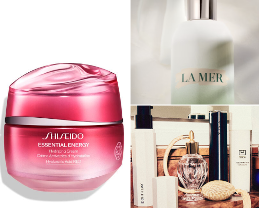 Sensitive skincare cover photo collage