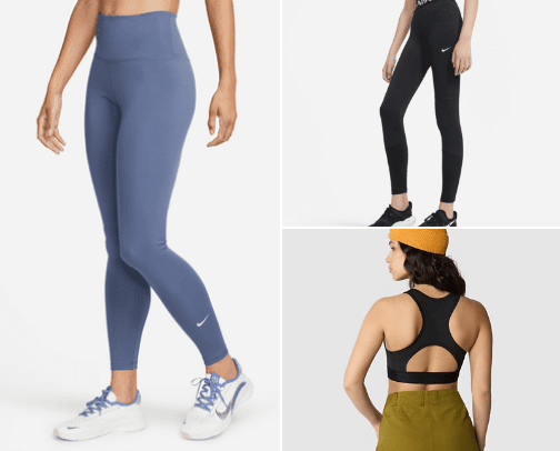 Sportwear collection cover photo collage