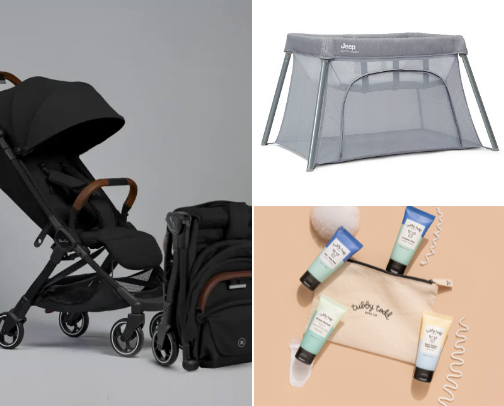 Baby Travel Must Haves cover photo collage