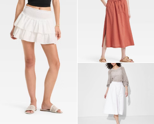 Women's Skirt/ Shorts/ Pants cover photo collage
