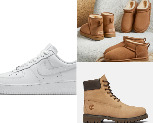 Trending shoes cover photo collage