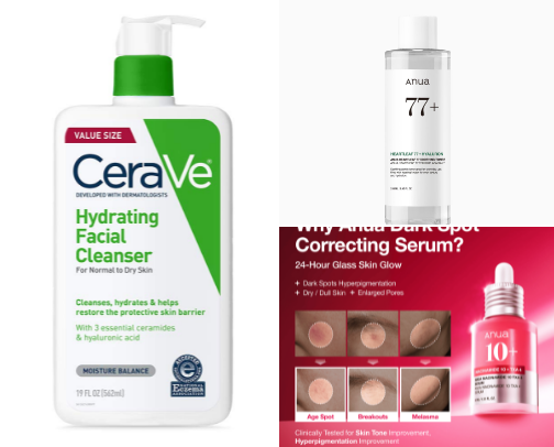 🌞 Daily Skincare Routine in 2026 ✨ cover photo collage