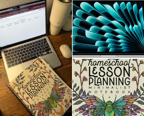 My Homeschool essentials cover photo collage