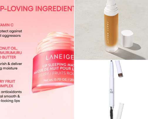 My favorite beauty recs cover photo collage