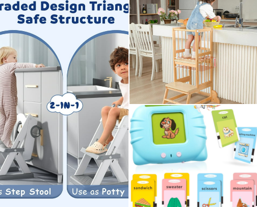 Surviving the Toddler stage: the essentials cover photo collage