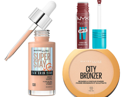 Drug Store Makeup Needs cover photo collage