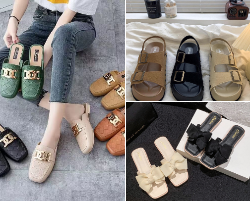 "Fashion Outdoor sandals✨ cover photo collage