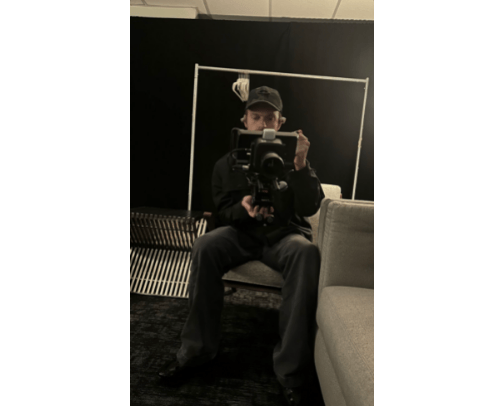 Finneas at 'HIT ME HARD AND SOFT' listening party in Brooklyn, NY cover photo collage