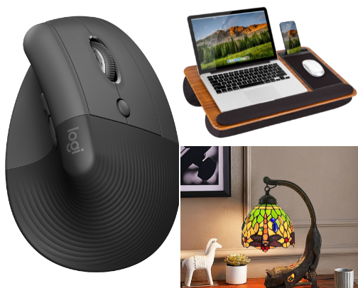 Office accessories cover photo collage