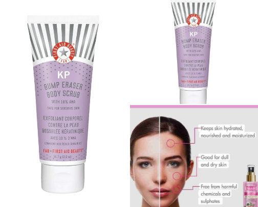 Say yes to a glowing skin with this skin care products cover photo collage