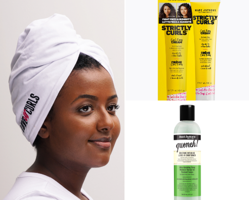 Curly Girl Approved Curl Routine- 3a/3b high porosity🎀💇🏽‍♀️ cover photo collage