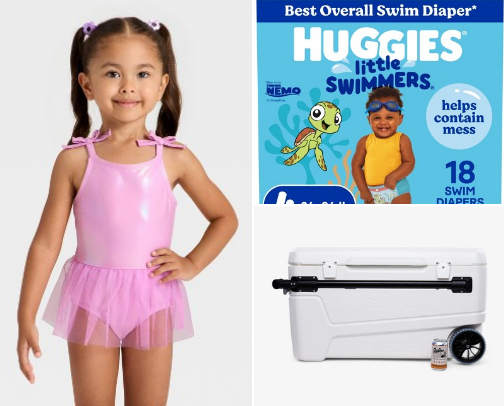 Beach Vacation Necessities. cover photo collage