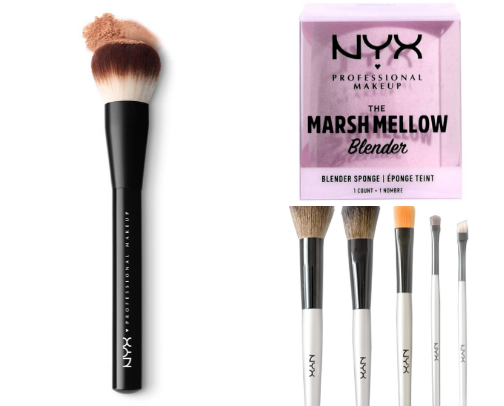 Essential makeup brushes and tools from NYX cover photo collage