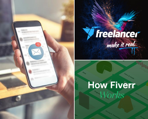 How to Start Freelancing From Zero (No Experience, No Portfolio, Just Internet & Free Tools) cover photo collage