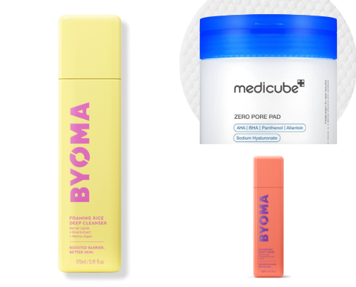 Current skincare cover photo collage