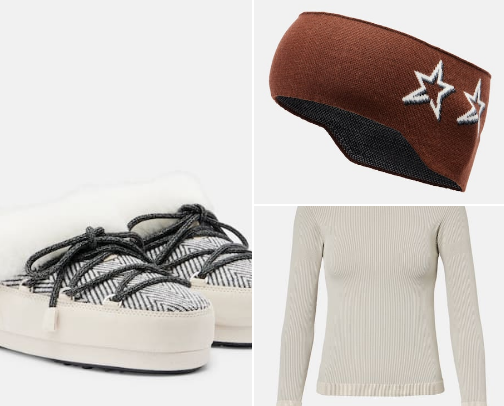 Ski-Chic: The Winter Getaway Edit cover photo collage