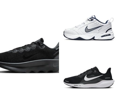 "Ultimate Nike Shoe Guide: Top Recommendations for Walking, Running & Summer Essentials" cover photo collage