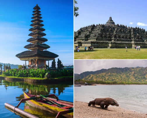 🇮🇩 Indonesia Bucket List: 20 Incredible Places Every First-Time Visitor Should Experience cover photo collage