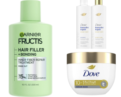 Affordable Haircare Products That Help Revive Damaged Hair cover photo collage