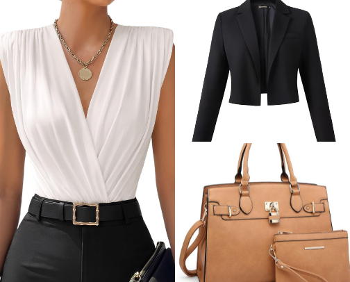 Everyday Office Fits for Corporate Girlies cover photo collage