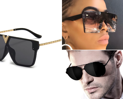 Black Locs Sunglasses cover photo collage