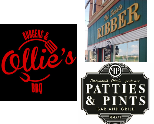 My Favorite Restaurants in Scioto County, Ohio! cover photo collage