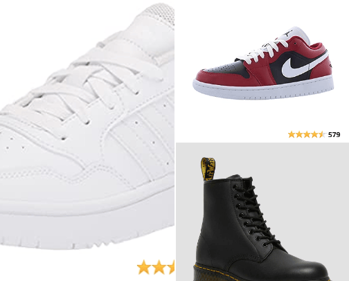 Shoes cover photo collage