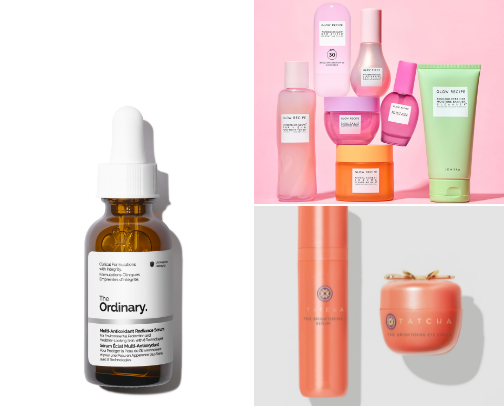 Skin- care products cover photo collage
