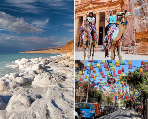 Your Travel Guide to Amman, Jordan cover photo collage