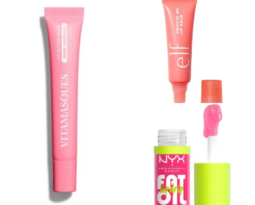 my lipgloss is poppin👄 cover photo collage