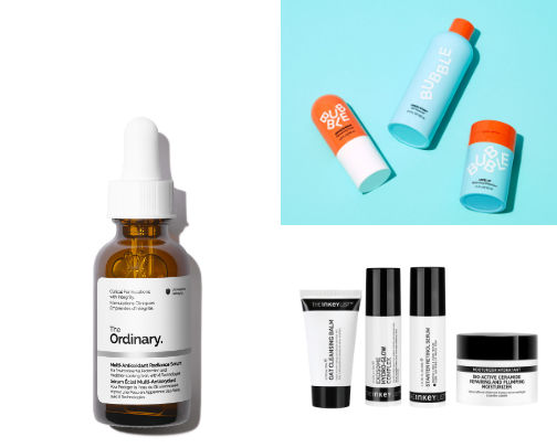 favourite brands of skincare recommendations!! cover photo collage
