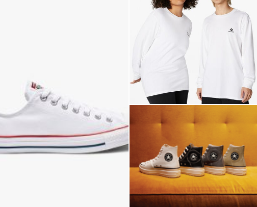 Converse Apparel cover photo collage