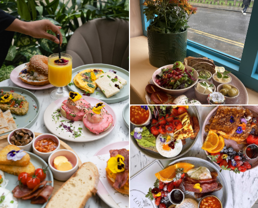 ☕ Best Brunch Spots in England cover photo collage