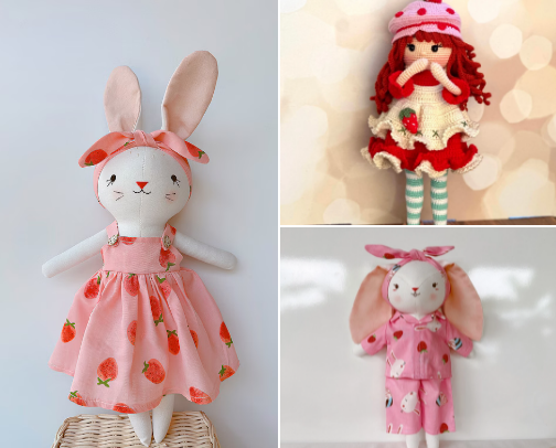 Strawberry things you may like 🍓 cover photo collage